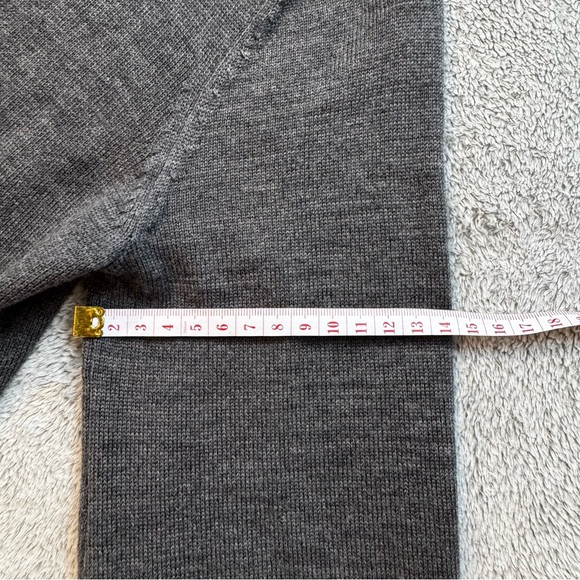Max Studio 100% Extra Fine Merino Wool Duster Cardigan - Grey/Gray XS fits S too - Picture 5 of 14